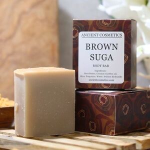 BROWN SUGAR SCRUB BAR moisturizes & exfoliated aromatherapy soap